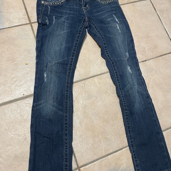 Women's Miss Me Blue Jeans - Picture 1 of 4